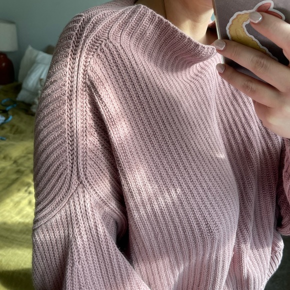 - Free People Emmy Mock Neck White M - Picture 3 of 11